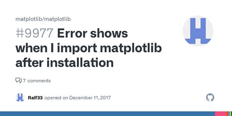 Import Matplotlib as Plt Error 的图像结果
