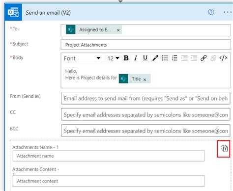 Image result for Power Automate Email Attachment Array