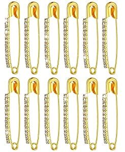 VAMA Fashions Traditional stone Saree Safety Pin Hijab Brooch broches ...