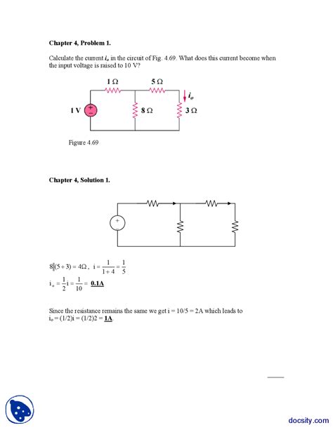 Image result for Circuit Analysis Problems and Solutions