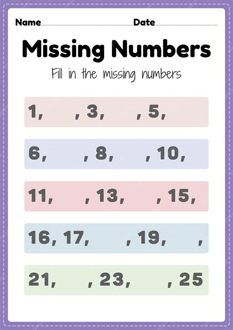 Image result for Math Missing Numbers Worksheet
