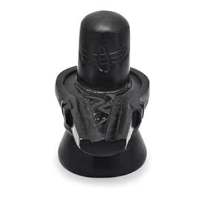 Buy AargKraft™ Big Size Black Marble Shiva Lingam Stone Shiv Ling ...
