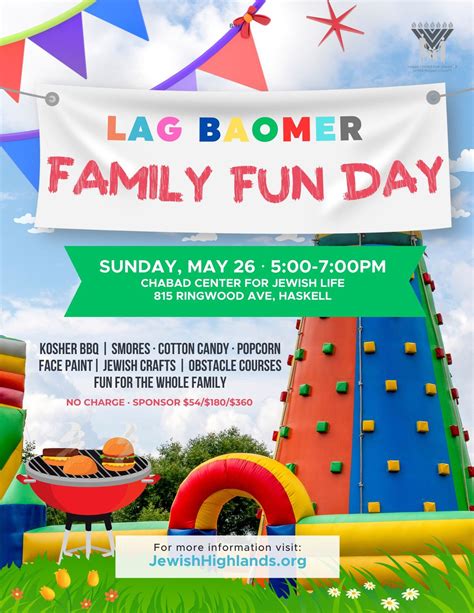 Lag Baomer FAMILY FUN DAY, 815 Ringwood Avenue, Wanaque, NJ, United ...