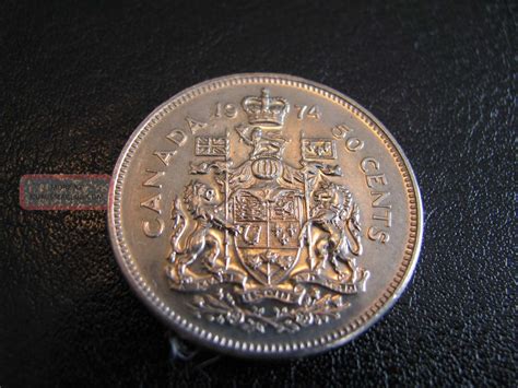 1974 - Canadian 50 Cents Nickel Coin Unc.