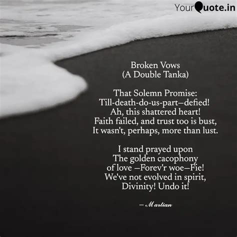Broken Vows (A Double Tan... | Quotes & Writings by Martian Mirth ...