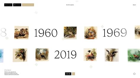 100 Lost Species Website Examples For Your Inspiration - landing.love