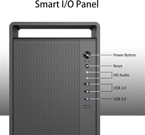 MAQUY Micro-ATX PC Case with Handle | 0.7mm Steel Portable India | Ubuy