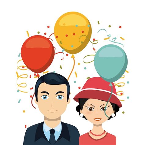 Retro party | Premium Vector