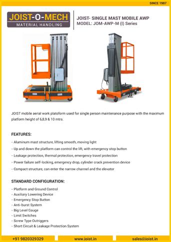 Material Handling Equipments catalogs & Brochures!