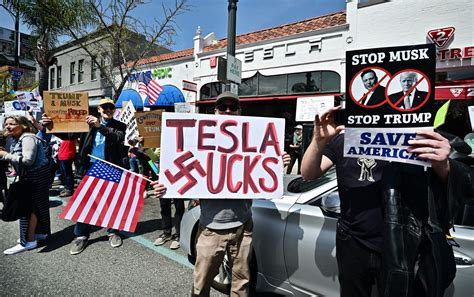 Elon Musk Vows to Prosecute Anti-Tesla Protest Organizers—'Time to Arrest' - Newsweek