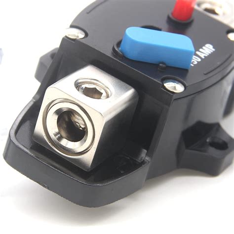 Buy ZOOKOTO 12-48 Volt DC 80A Circuit Breaker with Manual Reset Blue ...