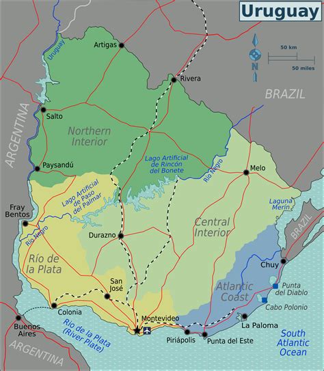 File:Uruguay Regions map.png - Wikitravel