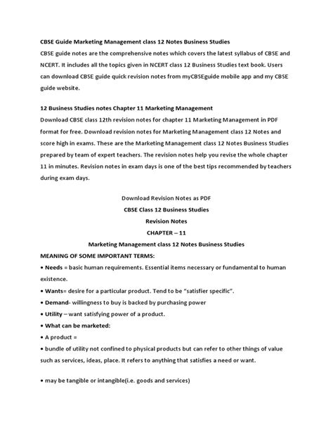 Marketing Class 12 Notes 的图像结果