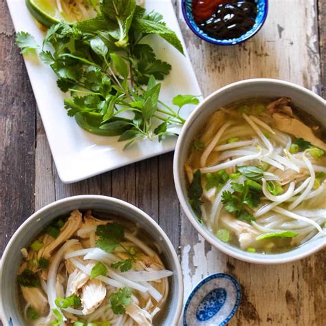 Instant Pot Pho Ga (Vietnamese Chicken Pho Noodle Soup)