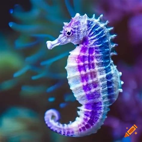 Colorful seahorse on Craiyon