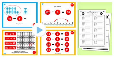 2 Digit Subtraction Activities Pack - Year 2 - Maths