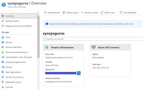 Image result for How to Create Tenant in Azure