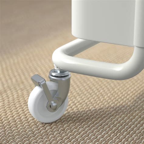 RÅSKOG trolley, white, 35x45x77 cm (133/4x173/4x303/8") - IKEA