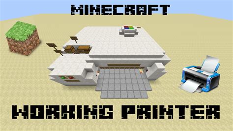 Image result for Programmable Printer in Minecraft with Memory