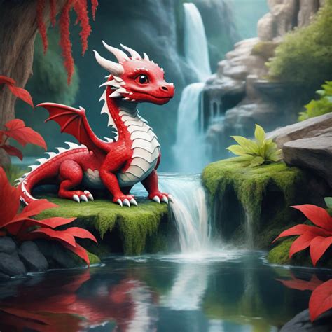 ArtStation - Red Baby Dragon