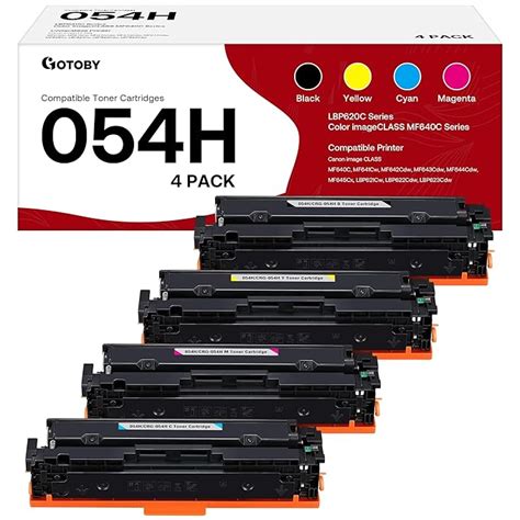 GOTOBY Compatible Toner Cartridge Replacement for Canon 054H 054 High ...