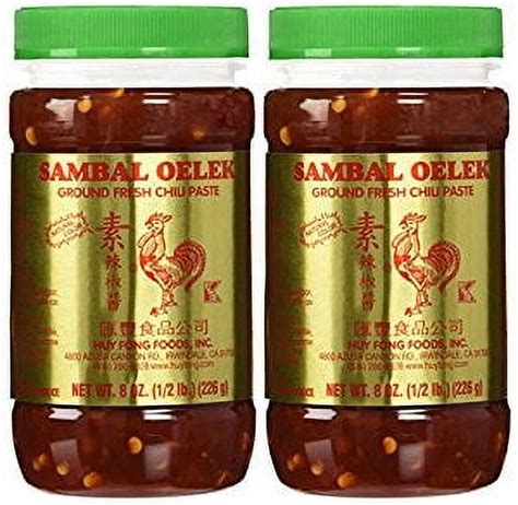 NineChef Bundle - Huy Fong Sambal Oelek Ground Chili Paste, Spicy Asian ...