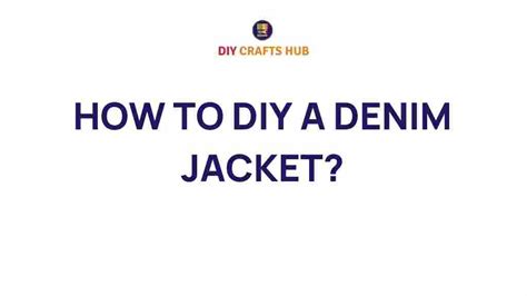 Denim Jacket Tutorial 的图像结果