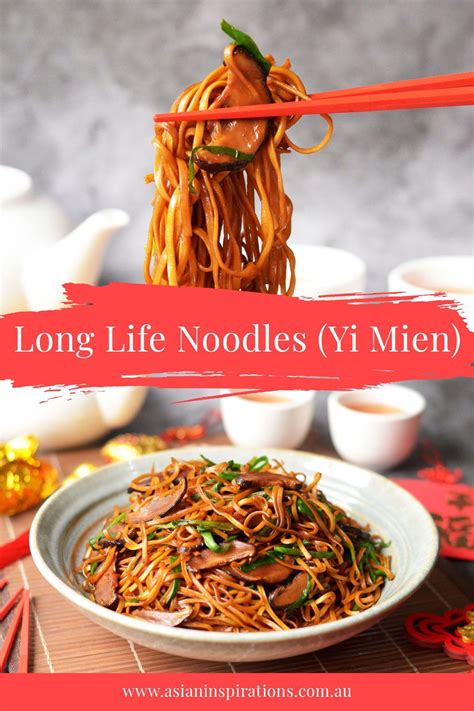 Long Life Noodles (Yi Mien) | Asian Inspirations | Recipe | Healthy ...