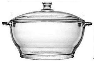 GR8INDIA Toughened Borosilicate Glass Casserole Microwave Safe Mixing ...