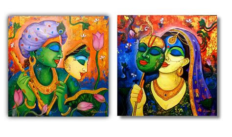 Buy Painting Mask Of Love Artwork No 18513 by Indian Artist Arjun Das