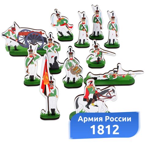 Солдатики, деревянный набор игрушек MEGA TOYS, коллекционные фигурки ...