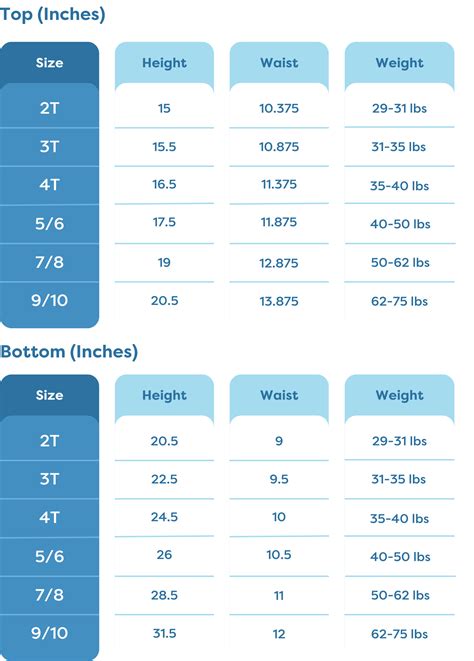 Size Chart – Zip N' Bear™