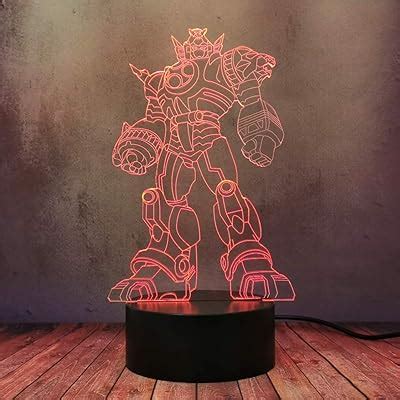 Buy Hot Movie Series Transformers Cartoon 3D LED Table Lamp Protagonist ...