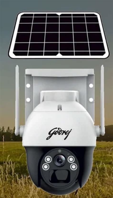 Godrej Ace Pro Green 4Mp 2560 X 1440 Resolution Plastic Ip66 Solar ...