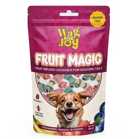 Wag In Joy: Fruit Magic Dog Treats – Strawberry, Blueberry & Banana ...