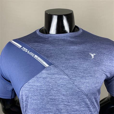 Technosport Spanish Grey Dri Fit TShirt | Men Dri Fit T Shirts Online ...