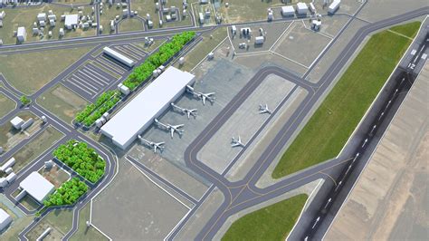 Sardar Vallabhbhai Patel International Airport Ahmedabad 10K - 3D Model ...