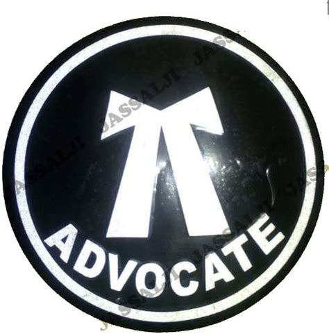 Fusion Advocate Logo Label Reflective Sticker for Car, Glass Doors ...