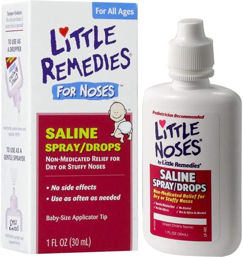 Amazon.com: Little Remedies Little Noses Saline Spray/Drops : Health ...