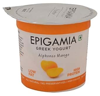 Epigamia Greek Yogurt - Alphonso Mango, 90g Pack: Amazon.in