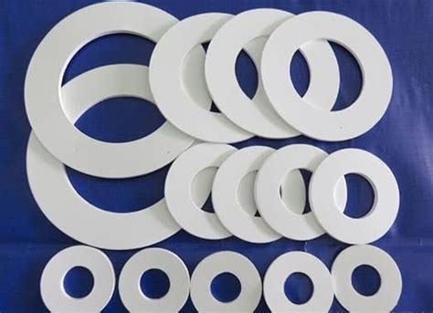 TEFLON/PTFE Gasket Size 1" (66mm OD, 33mm ID, mm Thick) for industrial ...