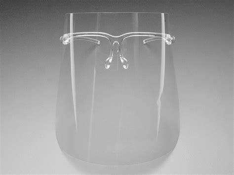 Buy Full Set Clear Face Shield With Glasses Frame Multi-purpose Online ...