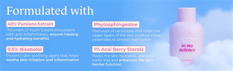 d'you In my Defense Lightweight Moisturiser for Intense Hydration with ...