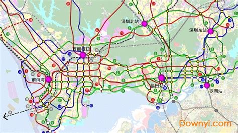 【轨道图RailMap】深圳地铁线网图2025年/当前_深圳2025年地铁规划高清图 - 神拓网