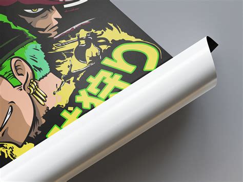 Roronoa Zoro Smirking Poster - One Piece | Weebshop Anime Merchandise