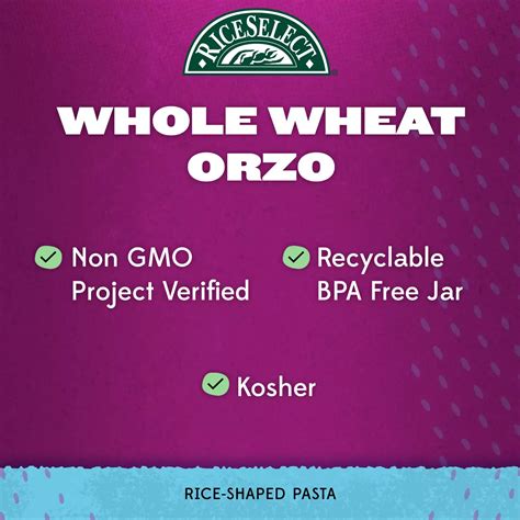 Rice Select Whole Wheat Orzo - Shop Pasta at H-E-B