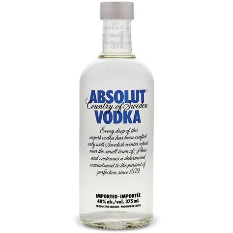 Absolut Vodka (375 mL) – Buzz Buddy Liquor