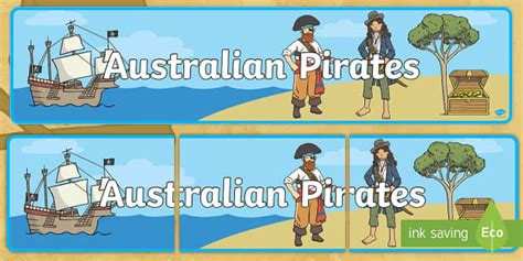 Australian Pirates Display Banner (teacher made) - Twinkl