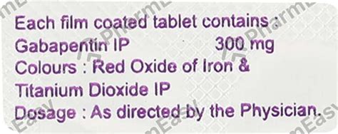 Buy Laregab 300 MG Tablet (10) Online at Flat 15% OFF | PharmEasy