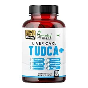 Humming Herbs Liver Care Tudca+ 7 In 1 Formula Blend Of Tudca, L ...
